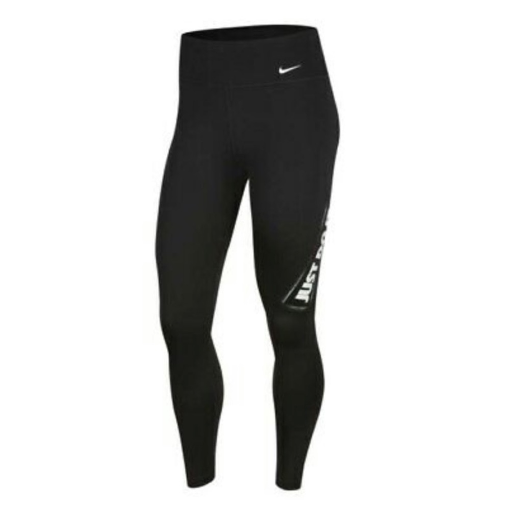 Nike One Tight Fit High Rise Just Do It Leggings Women's Black - NWT